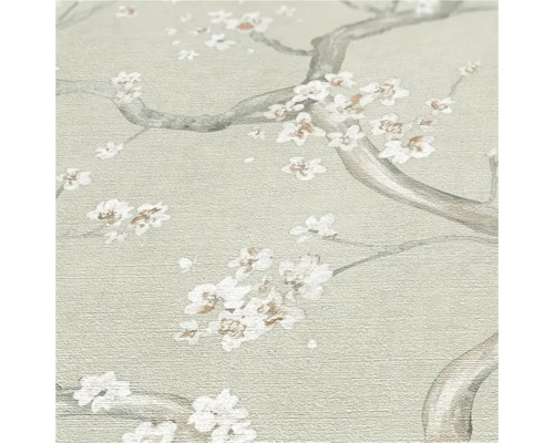 Detail tapety s květinovým vzorem pro dekoraci stěn