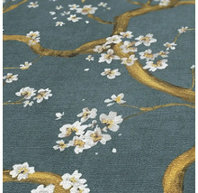 Tapeta s květinovým vzorem větví a květů