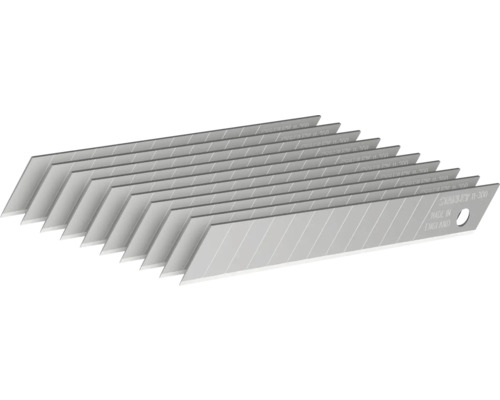 Několik náhradních čepelí odlamovacího nože