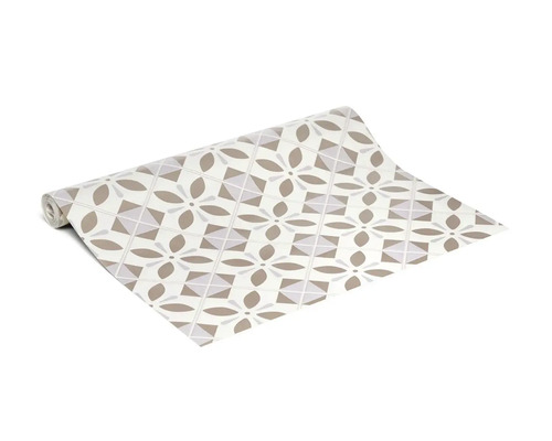 Role vinylové podlahové krytiny s geometrickým vzorem