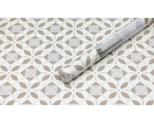 Role vinylové podlahové krytiny s dlaždicovým vzorem