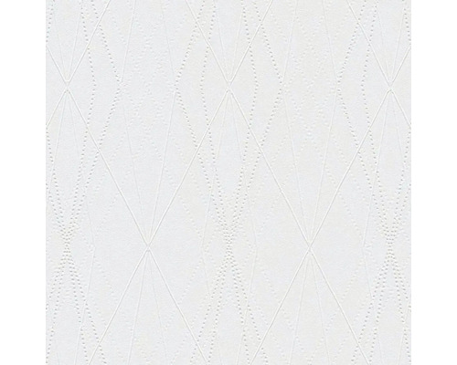 Bílá tapeta s kosočtvercovým vzorem