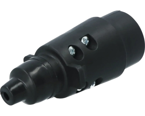 Černá 7kolíková zástrčka pro přívěs