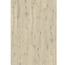 Světlá laminátová podlaha s dřevěným vzhledem.