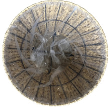 Koš polyratanový Lafiora Wicker Ø 35 x 30 cm přírodní