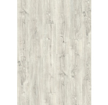 Světlá laminátová podlaha s dřevěnou strukturou.