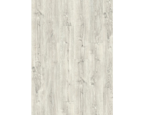 Světlá laminátová podlaha s dřevěnou strukturou.