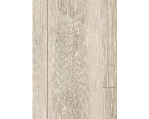 Světlé laminátové podlahové desky s dřevěnou strukturou