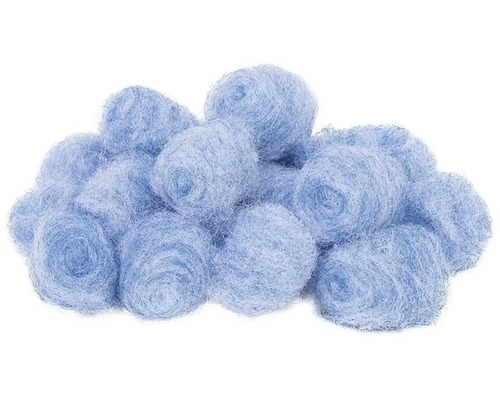 Modré vlněné koule pro ruční práce