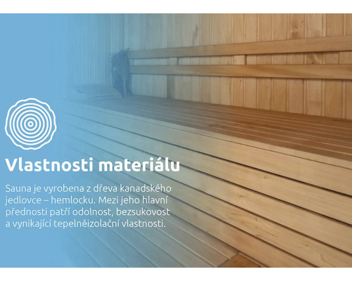 Vnitřní sauna ze dřeva s dřevěnými lavicemi