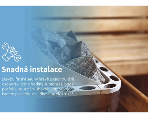 Saunové kameny v saunových kamnech