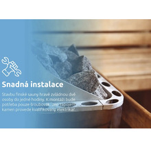 Saunové kameny v saunových kamnech