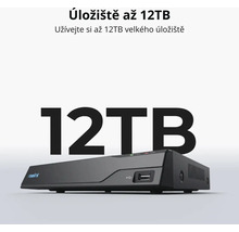 Síťový videorekordér Reolink s 12 terabajty úložného prostoru