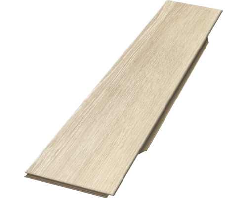 Jednotlivá světlá laminátová deska s dřevěnou strukturou