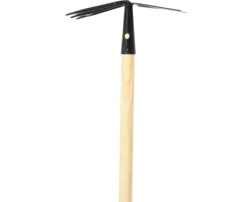 Zahradní motyka s dřevěnou násadou