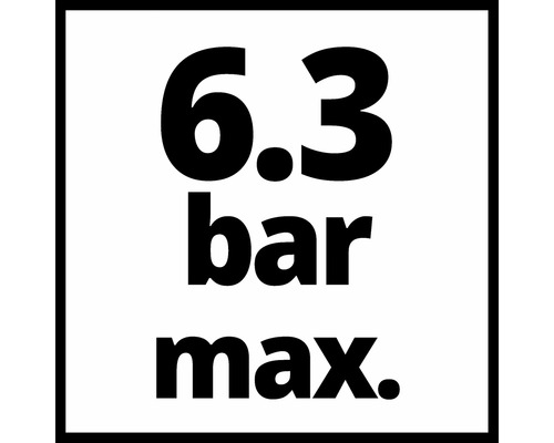 Symbol pro maximální tlak 6,3 baru