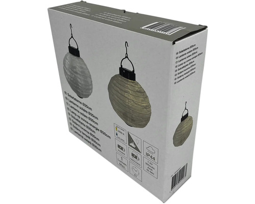 Balení solární lucerny 20 cm