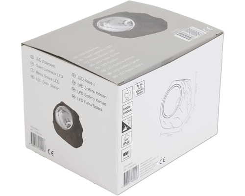 Balení solárního LED světla ve vzhledu kamene