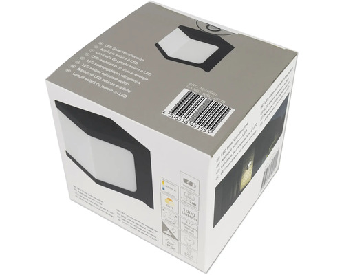 Balení solárního LED nástěnného svítidla