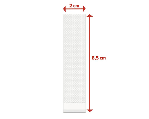 Lepicí proužek o rozměrech 2 cm krát 8,5 cm