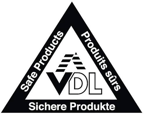 Značka VDL pro testované, bezpečné výrobky