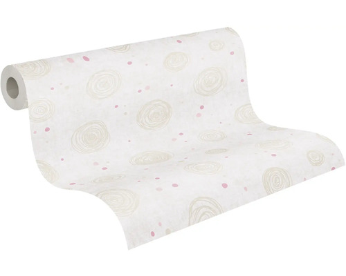 Role tapety s kruhovým vzorem