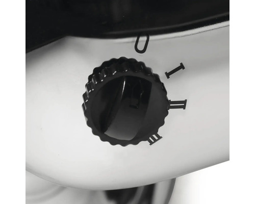 Detailní záběr otočného spínače s čísly 0, 1, 2 a 3