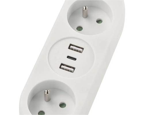 Prodlužovací kabel s USB porty