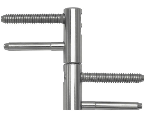 Kovový dveřní závěs se šrouby