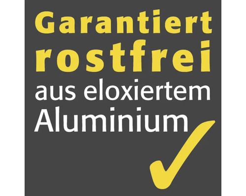 Zaručeně nerezavějící z eloxovaného hliníku