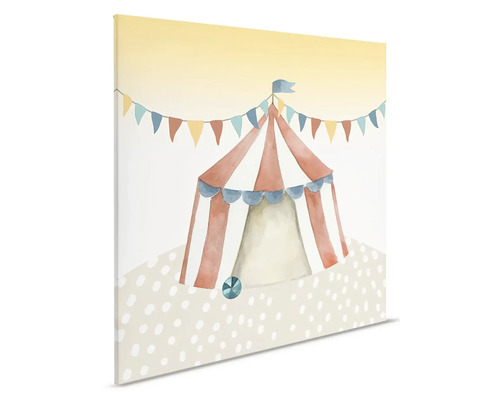Malovaný cirkusový stan na plátně