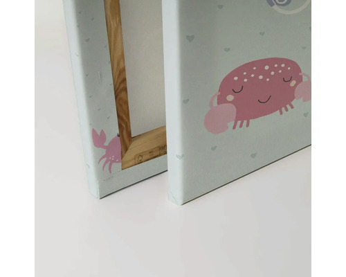 Plátno s motivem kraba pro dětský pokoj