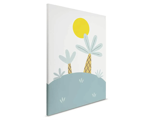 Plátno s motivem palem pro dekoraci stěn