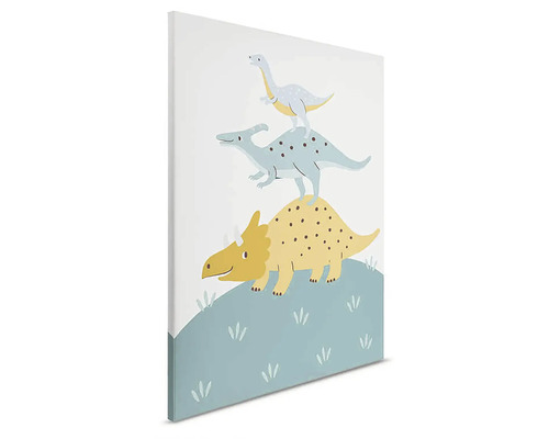 Dekorativní plátno s motivem dinosaurů do dětského pokoje