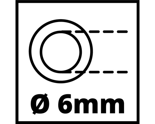 Symbol průměru vrtání 6 mm