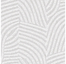 Detail bílé tapety s vyvýšeným abstraktním vzorem