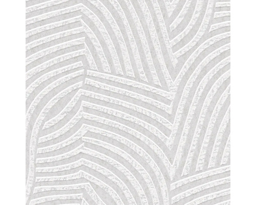 Detail bílé tapety s vyvýšeným abstraktním vzorem