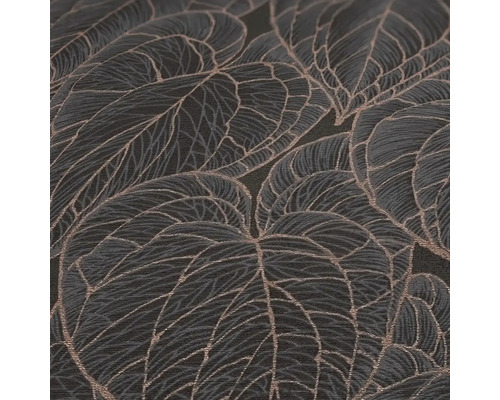 Detail tapety se vzorem listů