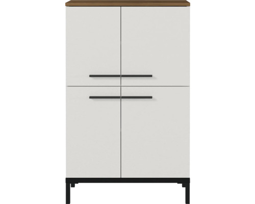 Skříňka střední Germania GW-YONKERS kašmír dub 60 x 97 x 34 cm 2643-573 Skříň se čtyřmi dvířky a úchyty