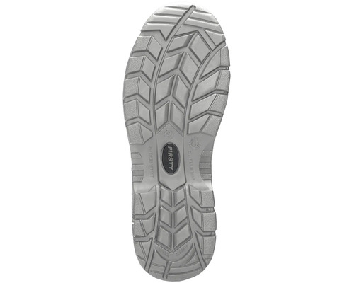 Podrážka bezpečnostní obuvi s protiskluzovou a olejivzdornou gumovou podrážkou