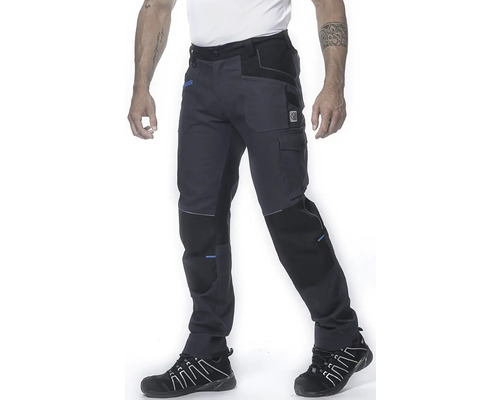 Pracovní kalhoty s výztuhou kolen a mnoha kapsami