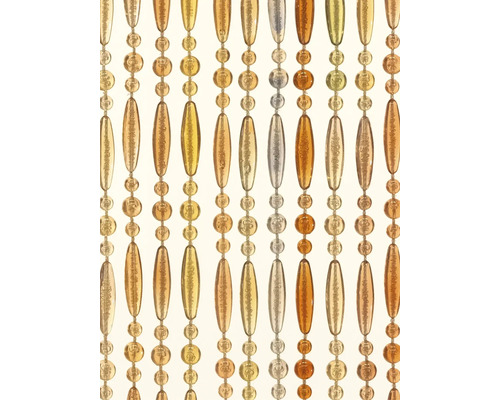 Detail dekorativního korálkového závěsu