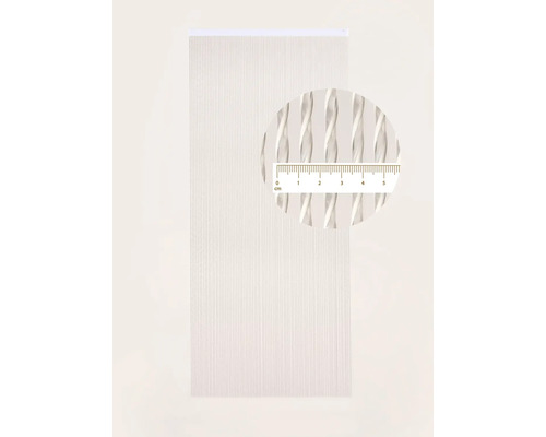 Římská roleta se strukturou a detailním pohledem s měřítkem