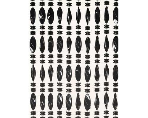 Dekorativní dveřní závěs s černými korálky