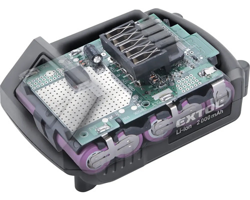 Baterie Extol Li-ion 2000 mAh s otevřeným pouzdrem