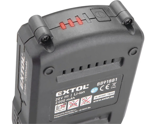 Extol baterie 20 V s 2000 mAh