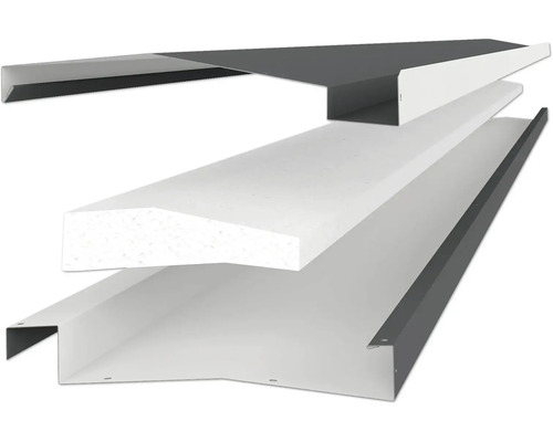 Detail střešního okraje, izolace a spodní konstrukce