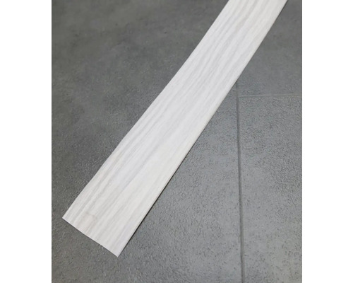 Bílá vinylová podlahová krytina s vzhledem dřeva