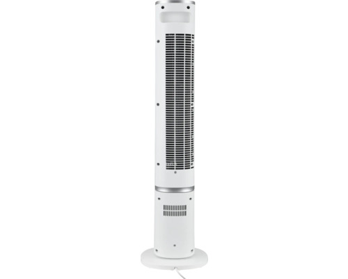 Bílý věžový ventilátor pro chlazení