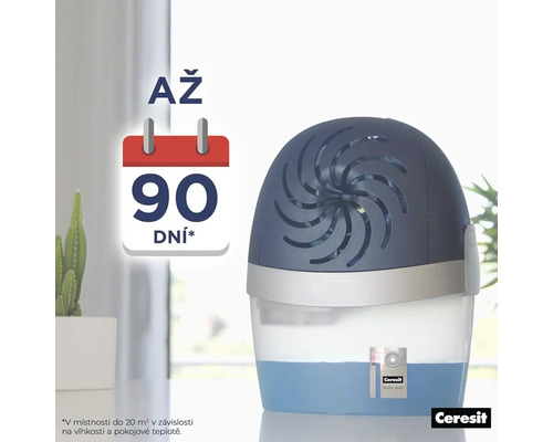 Odvlhčovač vzduchu Ceresit s životností až 90 dní